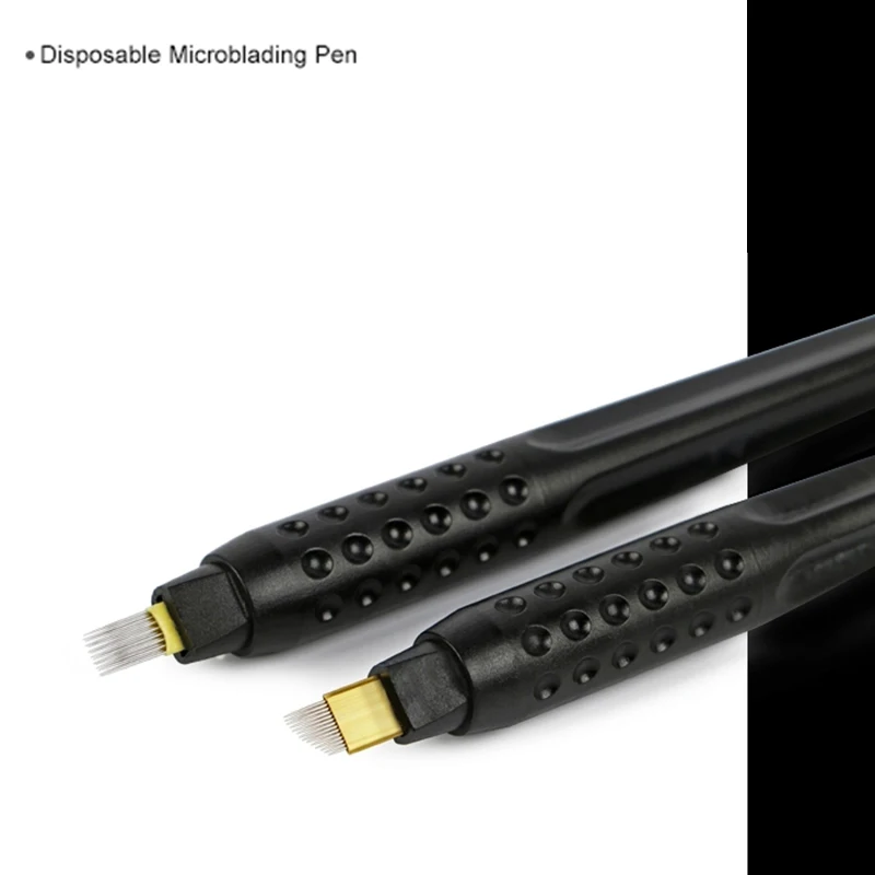 

Semi permanent makeup disposable microblading pens with tattoo Needles Eyebrow Blade Manual Microblade Needle tattoo pen
