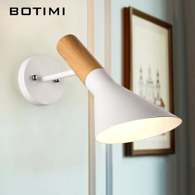 Botimi New Design Adjule Wall Lamp Wooden Sconce Foldable Botimi New Design Adjule Wall Lamp Wooden Sconce Foldable White Bedside Lamps Reading Lights Home Lighting