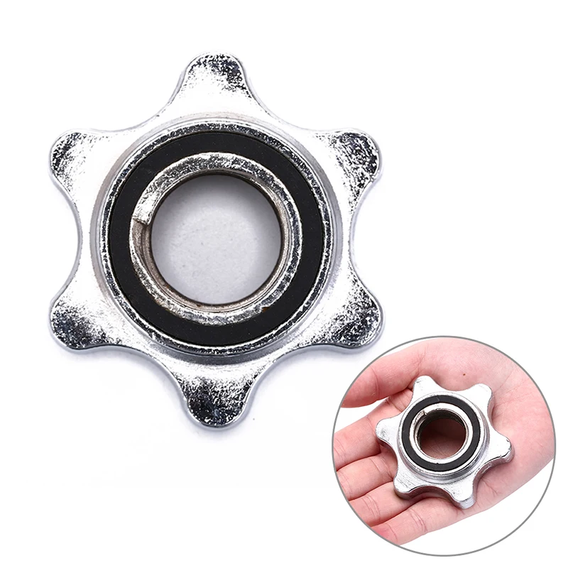 

25mm Nut Standard Barbell Bar Solid Steel Spin-lock Collars Clamps Dumbell Accessory