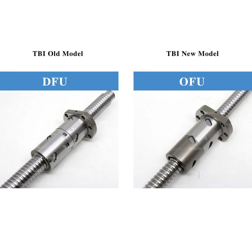 Шариковый винт TBI C3 C5 DFU1605 OFU1605 высокая яркость 1605 с противорессорной двойной