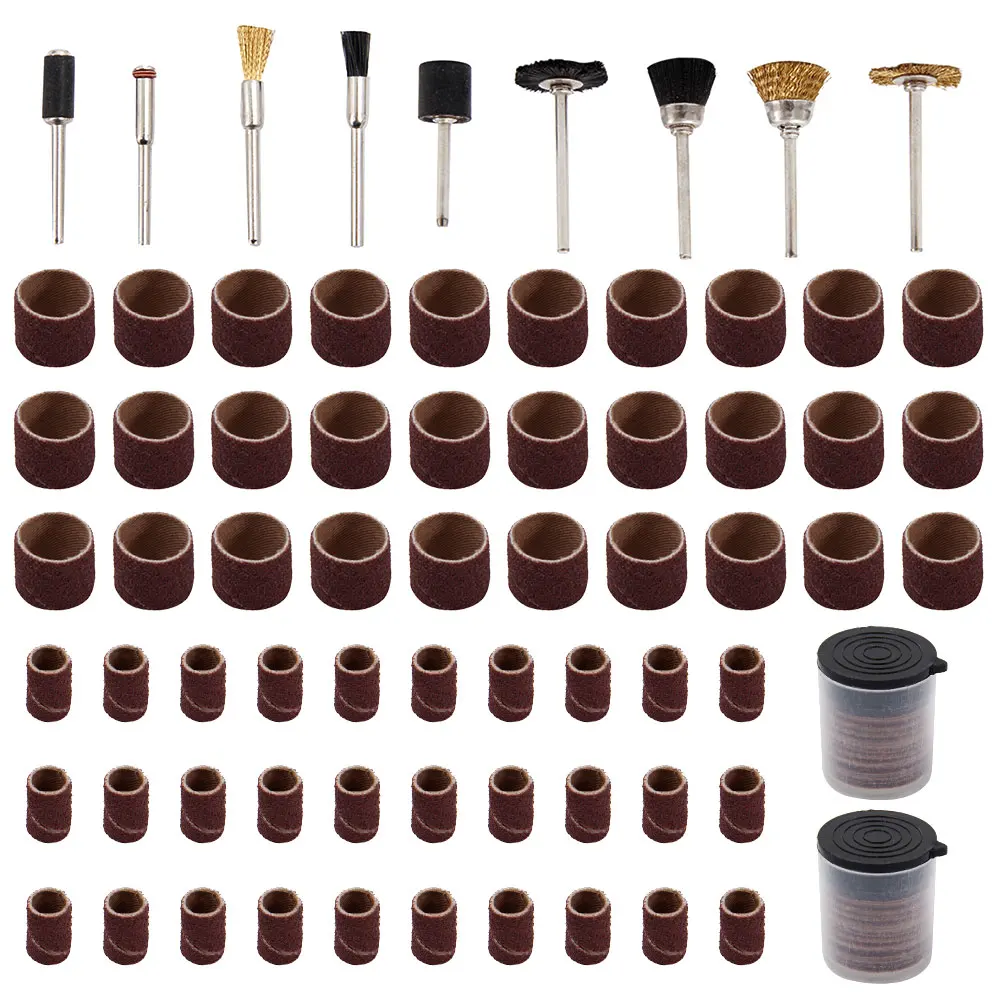 

150Pcs Rotary Power Tool Fits for Dremel 1/8" Shank Sanding Polish Accessory Bit Set Polishing Tool Set
