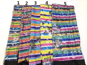 

Sophia-1.1624 Hot selling african sequins lace fabric tessel fringel embroidered tulle mesh lace fabric