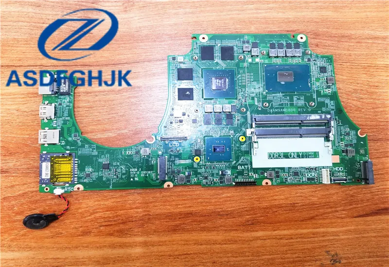 Материнская плата для ноутбука DAAM9AMB8D0 материнская Dell fon Inspiron 7559 31AM9MB00R0 SR2FQ DDR3L не