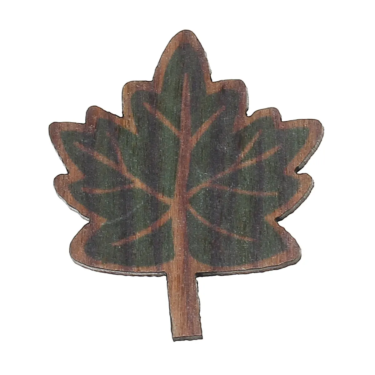 

DoreenBeads Wood Cabochons Scrapbooking Embellishments Findings Leaf Green 32.0mm(1 2/8") x 28.0mm(1 1/8") , 4 PCs 2016 new