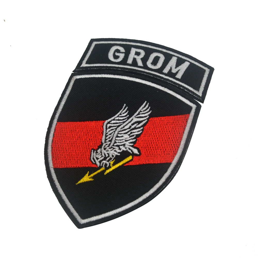 Current Militaria (2001Now) Polish Special Force GROM unit shield tab