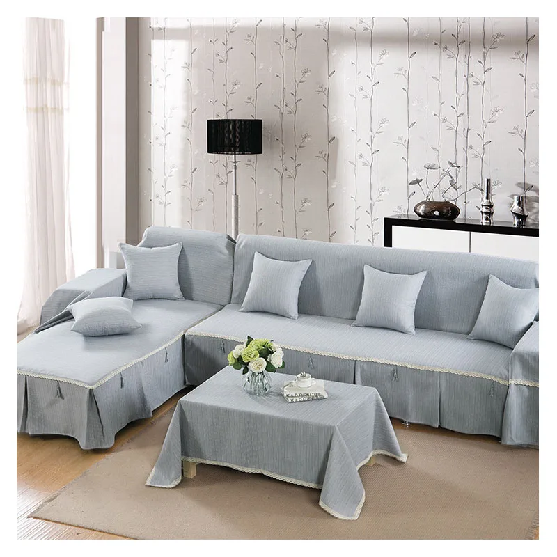 2 3 Seater Sofa Cover Solid Anti Slip Sectional Slipcovers 2 3 Seater Sofa Cover Solid Anti Slip