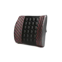 Авто электрическая Массажная подушка для опоры поясницы сиденья поддержка талии спины прочный массажер TD326