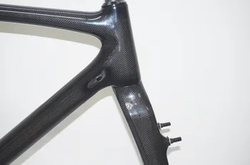 

51cm instock 3k toray carbon fiber CX road bike frame V brake cyclocross frame big discount ever
