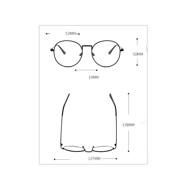 Компьютерные очки, мужские оправы для очков, анти-Голубые светлые очки, Антибликовая оправа для очков, женские круглые прозрачные линзы, поддельные очки