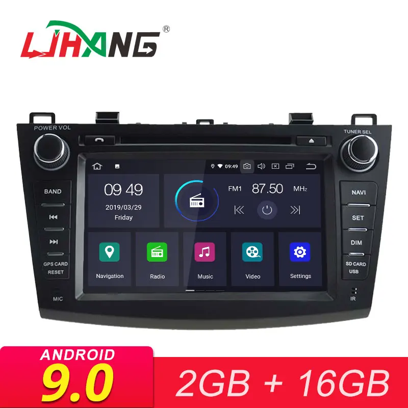 

LJHANG Android 9.0 Car DVD Player For Mazda 3 2009 2010 2011 2012 2013 Multimedia Car Radio 2 Din GPS Wifi Auto Stereo Canbus