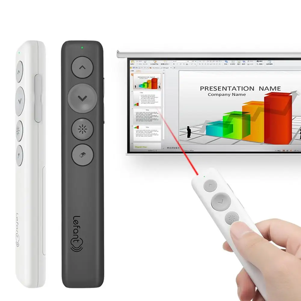 مؤشر القلم اللاسلكي USB باور بوينت مقدم التحكم عن بعد ليزر القلم التدريس اللاسلكية عن بعد مؤشر الليزر الأحمر