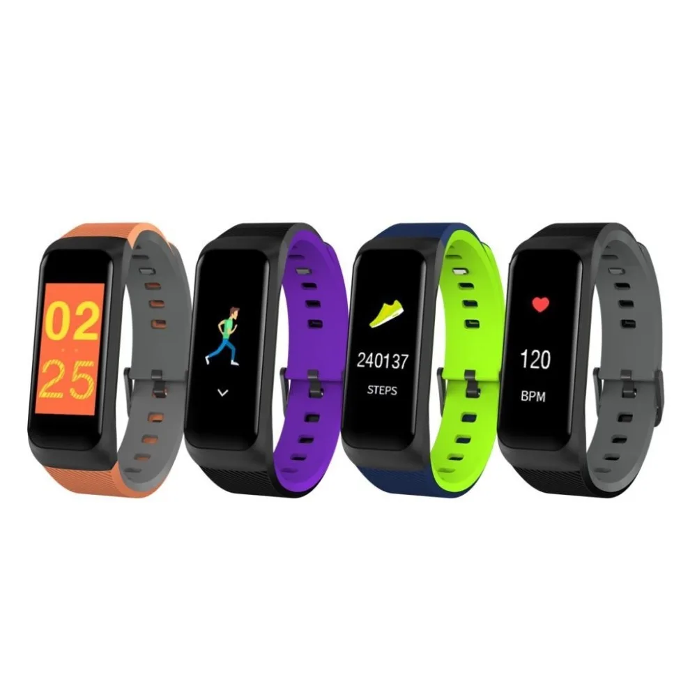 Smart Bracelet Color-screen Fitness Tracker blood pressure Heart Rate Monitor sleep tracker Wristband For Android IOS PK Miband3 |