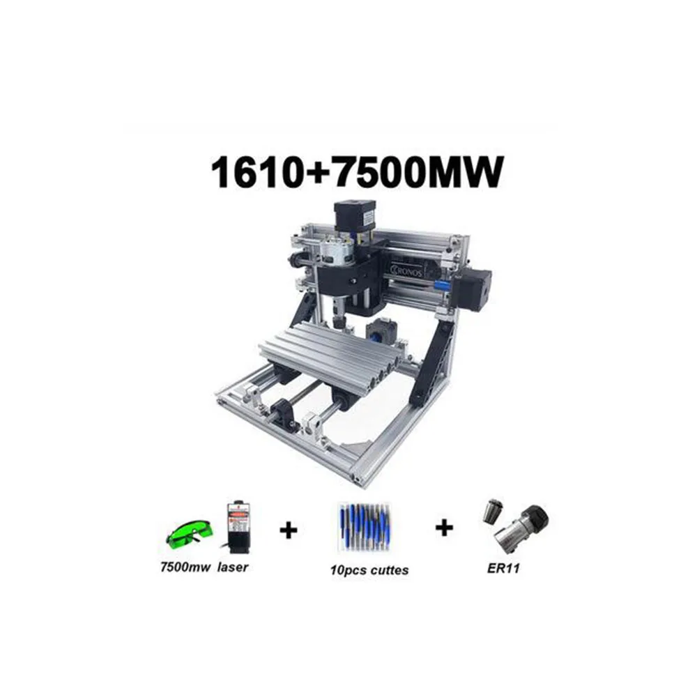 CNC1610 с ER11 DIY мини ЧПУ гравировальный станок, лазерная гравировка Pcb ПВХ фрезерный станок древесины маршрутизатор cnc1610 лучшие передовые игрушки