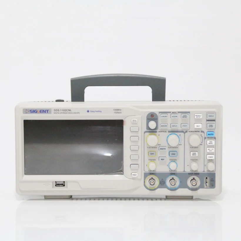 Новый Siglent SDS1102CNL 2 канала + 1 один EXT механизм запуска 100 МГц цифровой осциллограф
