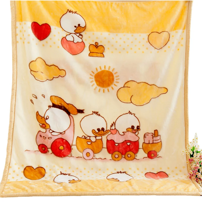 High Quality Newborn Baby Blanket Winter Thick Soft Children Bedding