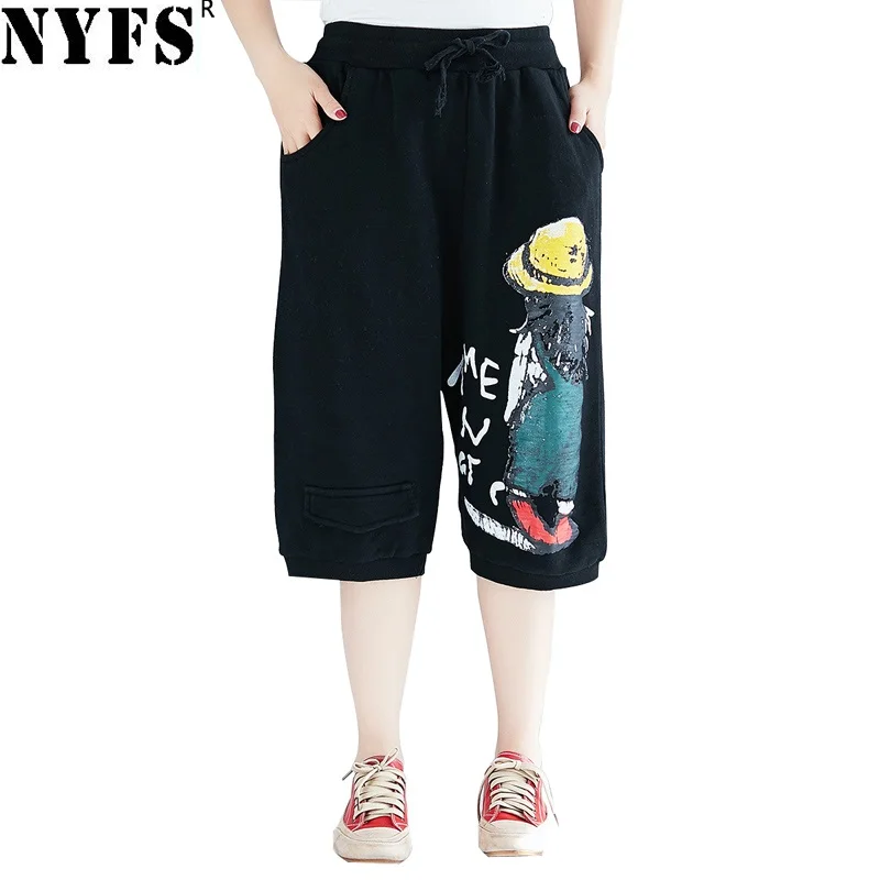 Summer 2018 Women Vintage Floral Printed Calf Length Wide
