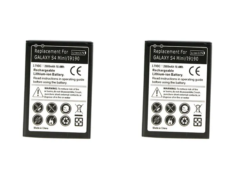 1x2800mAh B500BE B500AE мобильный телефон li ion аккумулятор для Samsung Galaxy S4 mini S IV I9190 I9192 I9195 I9198