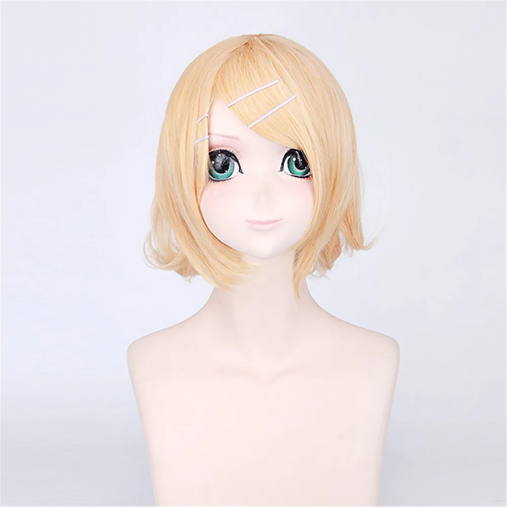 Женский парик для Хэллоуина Kagamine Len VOCALOID Rin вечерние костюмы косплея|Костюмы