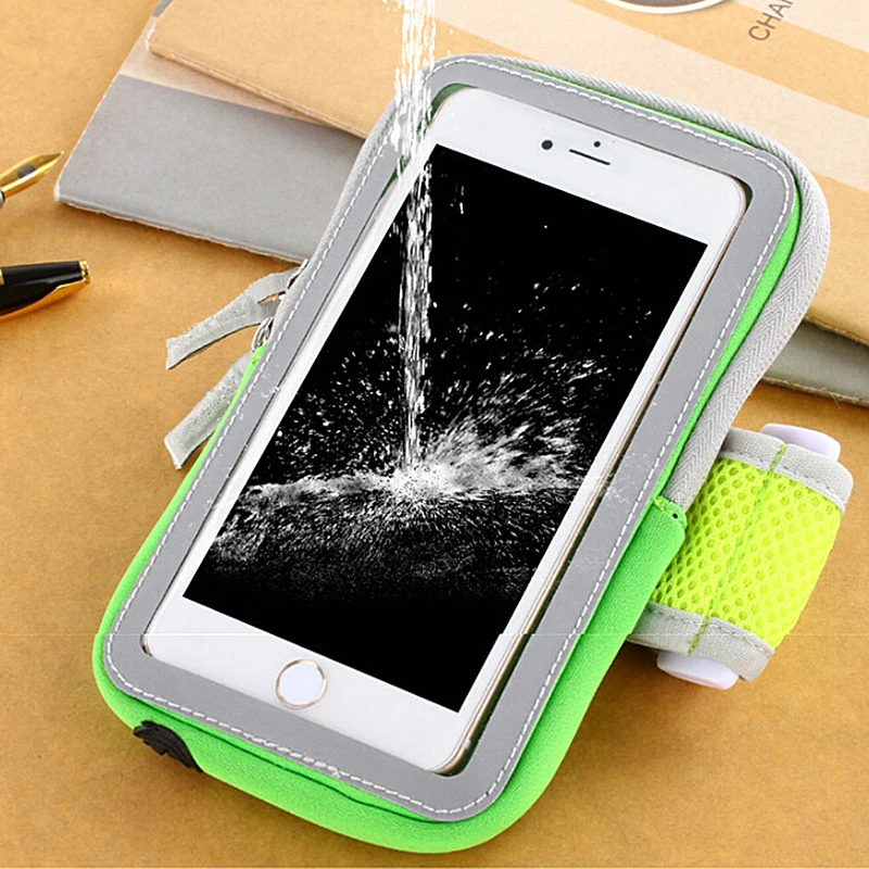 شارة الذراع الفرقة غطاء هاتف مضاد للماء غطاء تشغيل الرياضية حزام كيس مزموم ل فون 7 6 6 s/Xiaomi Redmi ملاحظة 4.7 ''الهاتف