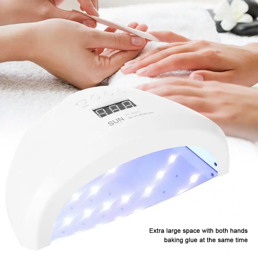 84 Вт Профессиональный Два фонаря для маникюра рук 10 S/30 S/60 S/99 S регулировка времени педикюр сушилка для гель-лака лампа