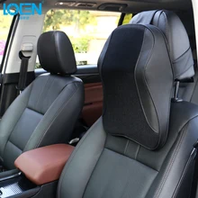 LOEN 1 шт 3D памяти подушка из пеноматериала шеи «дышащая» подушка для сиденья головы подушка для шеи Pad сетки+ из искусственной кожи черный бежевый