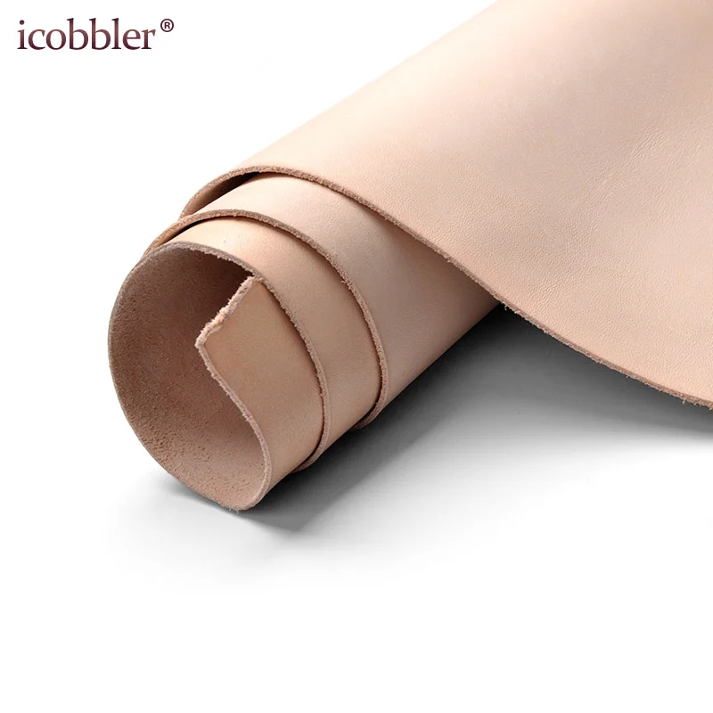 

A Level Grain Cow Skin Leather, Natural Cowhide 1.8-2.0mm Thick Vegetable Tanned Genuine Leather Square 30-180cm(11.8-70.8 Inch)