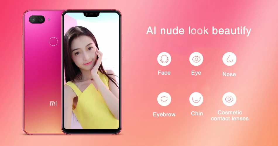 Xiaomi Mi 8 Lite 4G Phablet 6.26 inch Android 8.1 Qualcomm Snapdragon 660 Octa Core 2.2GHz 4GB RAM 64GB ROM 24.0MP Front Camera