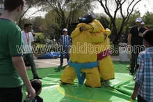 Superheros sumo wrestling suits, inflatable Entertainment Sumo Suits for sale