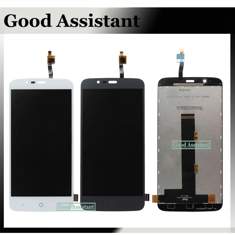 High Quality White/Black 5.0 inch LCD Display + Touch Screen Digitizer Assembly Replacement For ZTE Blade A462 Free Shipping | Мобильные