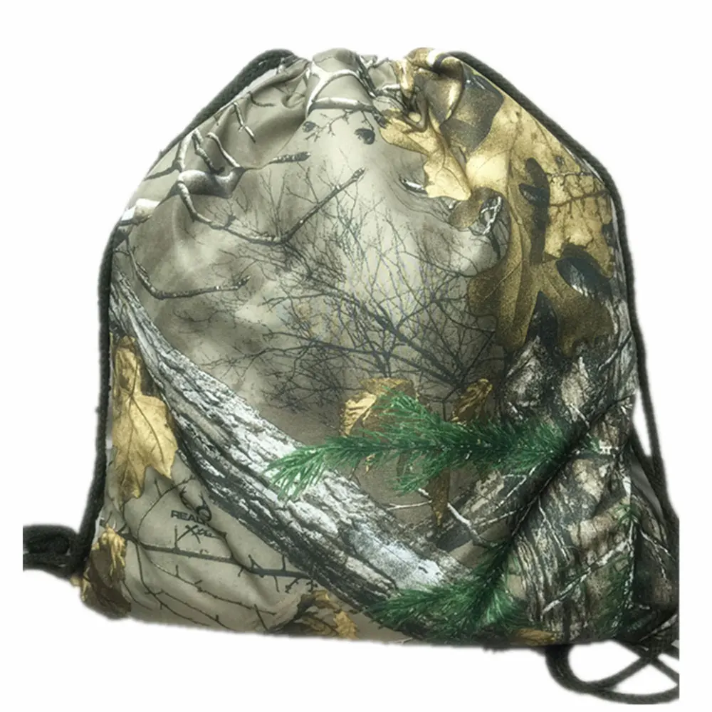 Camouflage DrawString Bag Tactical Military Army Camo Molle Tools