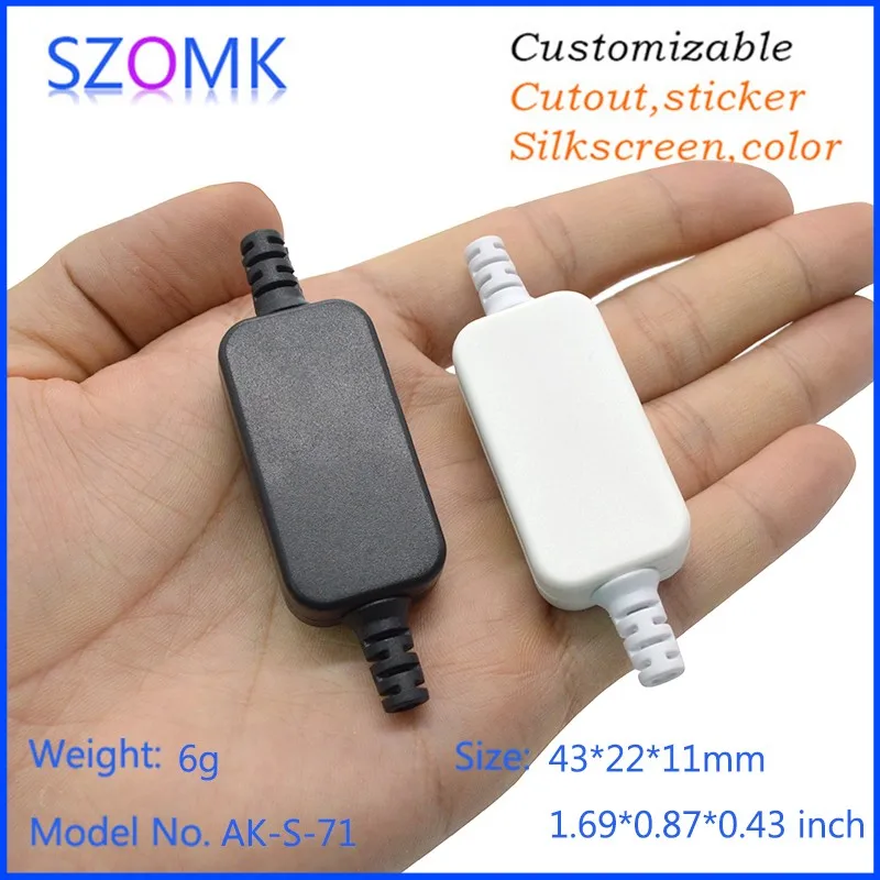small usb plastic enclosure usb stick shell box junction box plastic housing pcb plastic box for electronics project USB distribution enclosure   (5)