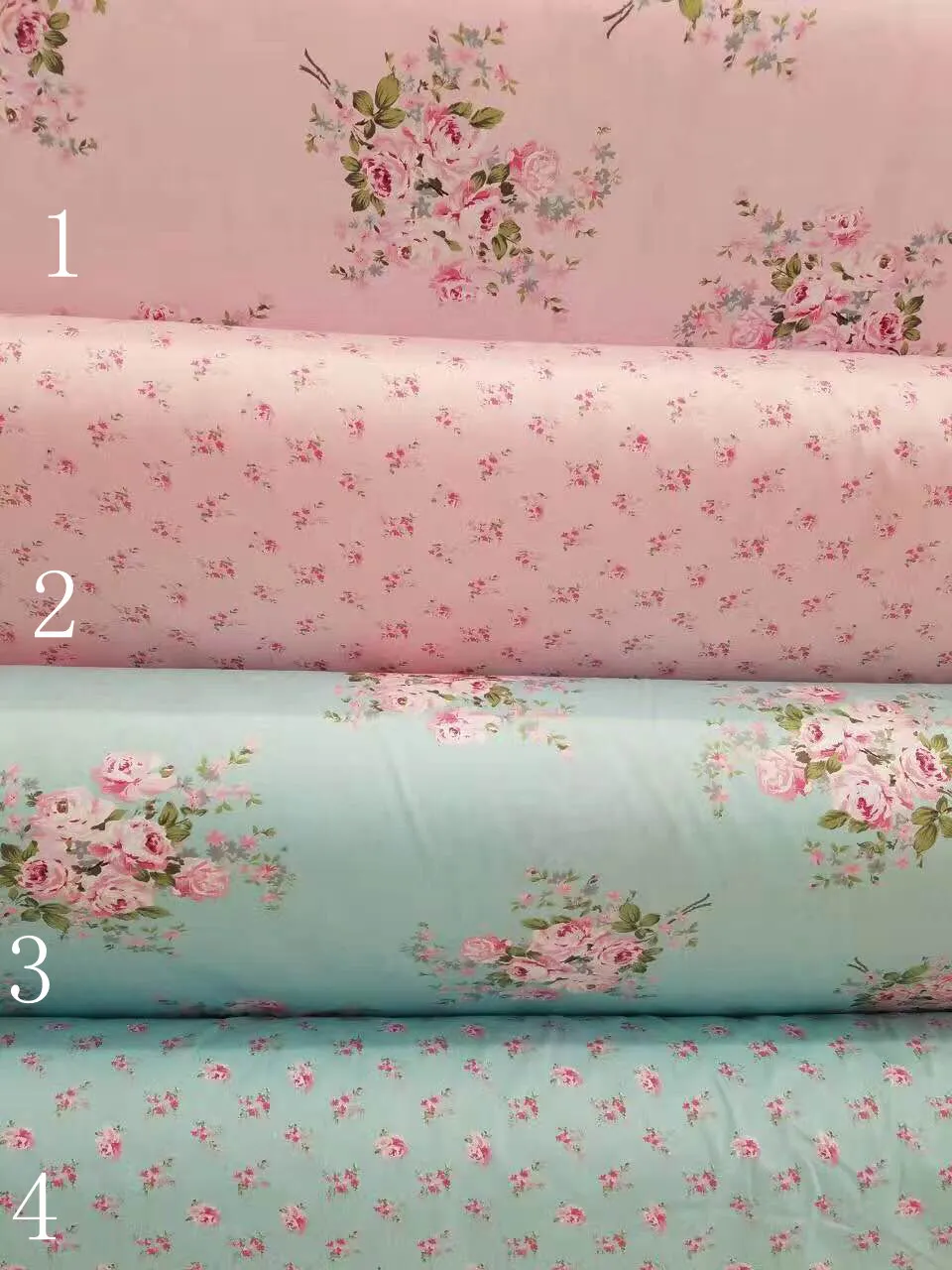 NEW 10 meters Wholesale 100 Cotton Peony Roses Printed Fabric