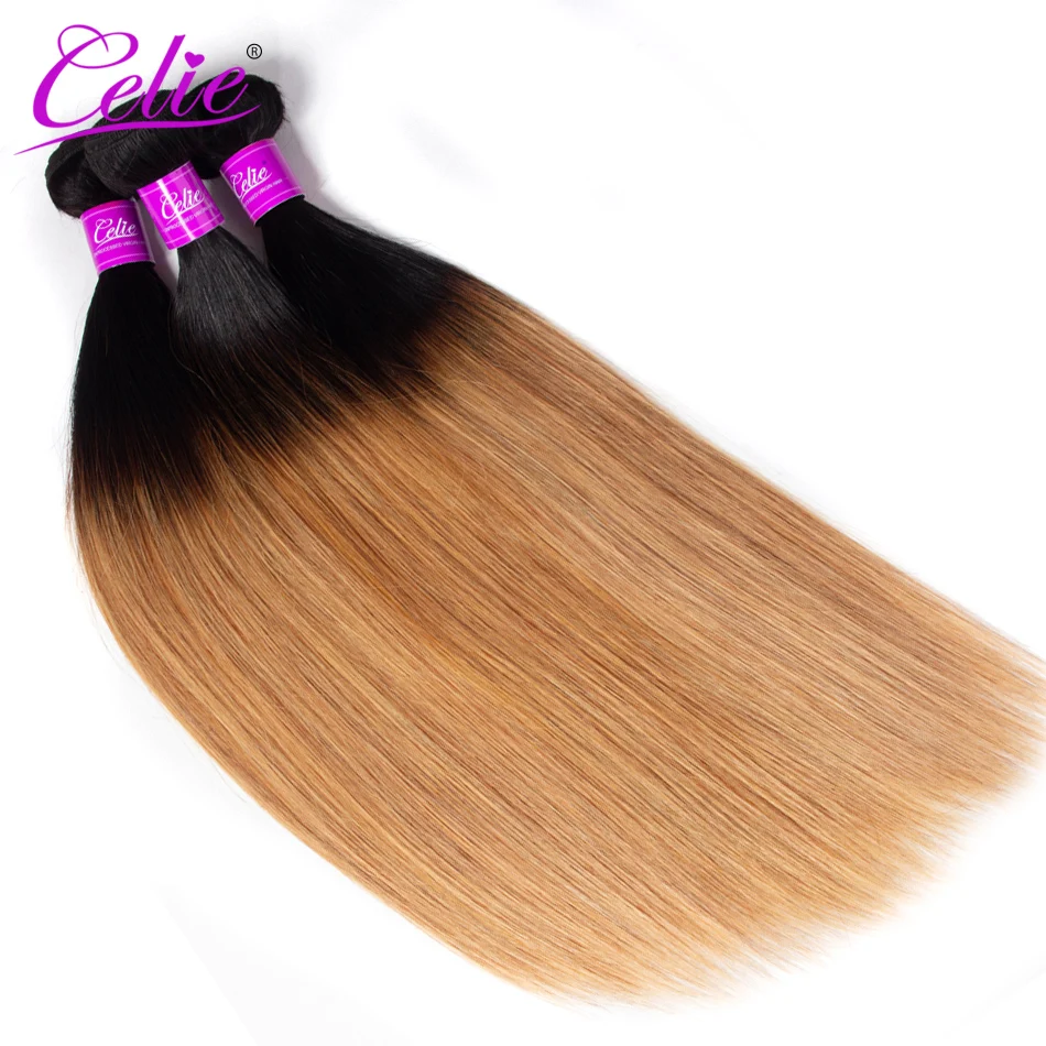 Celie-Brazilian-Straight-Hair-Ombre-Bundles-1B-27-30-Burgundy-Red-Ombre-Hair-Bundles-Remy-Brazilian (3)