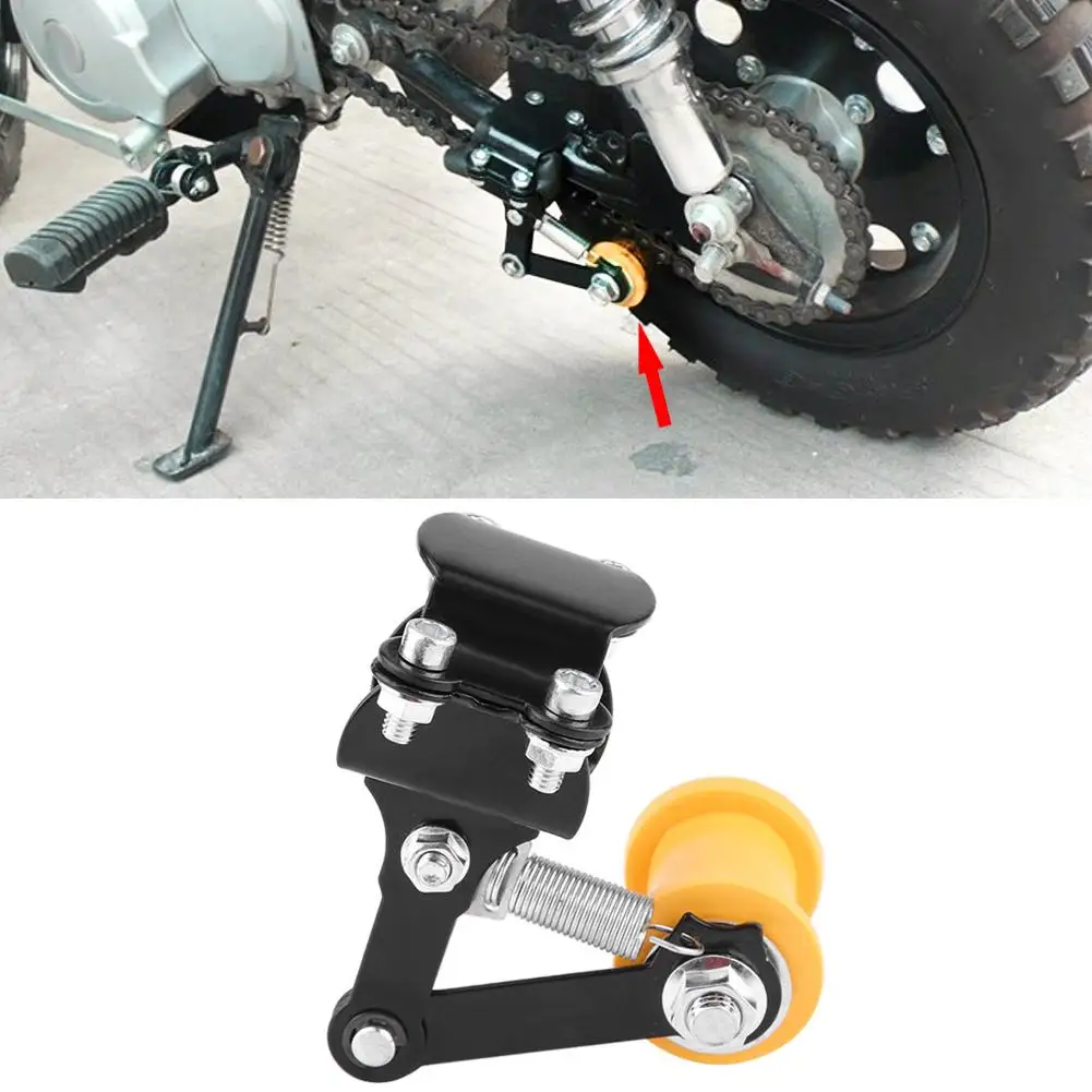 Motorcycle Link Length Modified Chain Tensioner Adjuster with Extra Lengthened Mounting Bolt 