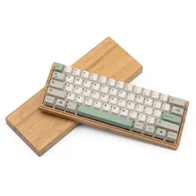 Bamboo case for custom 60% GH60 DZ60 mechanical keyboard