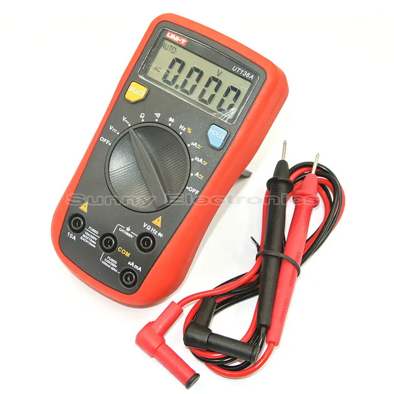 UNI T UT136A LCR Meter Analog Multitester Auto Range Data Hold DMM