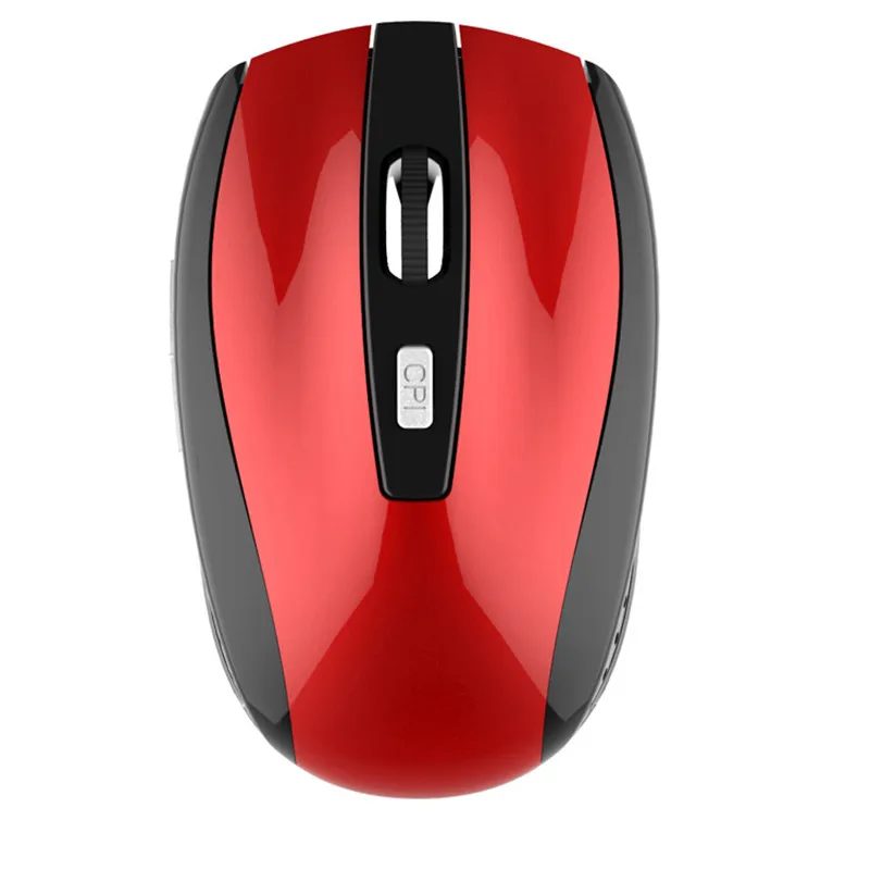 2,4 ГГц Беспроводная мышь 6 кнопок 1200 dpi оптическая игровая мышь для ПК, ноутбука, настольного компьютера - Цвет: Red