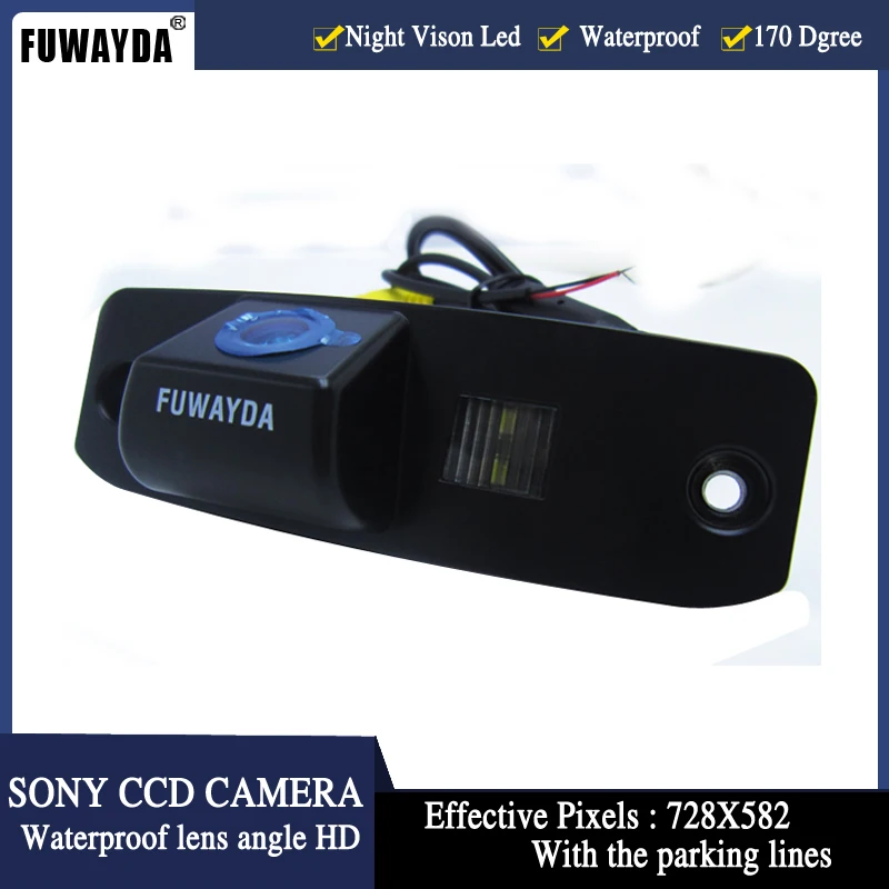 FUWAYDA HD SONY CCD чип заднего вида Обратный парковочная камера для hyundai Tucson Accent Elantra Terracan Sonata Veracruz