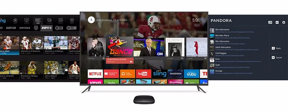 Global Version Xiaomi Mi TV Box 3 Android 8.0 4K 8GB HD WiFi Bluetooth Multi-language Youtube DTS Dolby IPTV Smart Media Player -