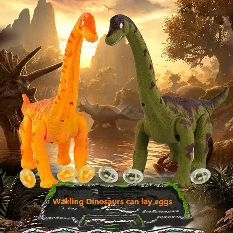 

Creative Toys Simulation Electric Dinosaur lay Egg 6626 Projection function sound light walking Dinosaur Tanystropheus model