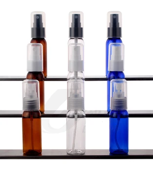 

300pcs/lot PET Small ATOMIZERS 30ml Perfume Spray Transparent Plastic Bottles with Full Cover For Cosmetic Packaging