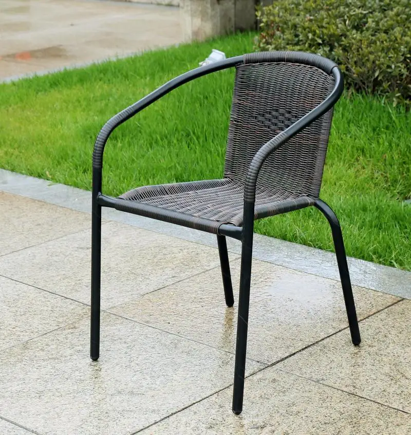 

European Wrought Iron Sofa Chair Outdoor Bench Balcony Living Room Double Chair Park Chair Leisure Garden Table And Chair