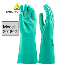DeltaPlus 201802 нитриловые резиновые перчатки для страховки Труда Рабочие кислотные латексные перчатки ZXH32802