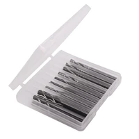 groove כרסום 12 חתיכות של טחנת סוף קרביד, 4pcs של 0.32Cm נתב CNC זוגי לצד Groove כלי + 8Pcs 1 מחורץ Single Side כרסום קאטר (2 (3)