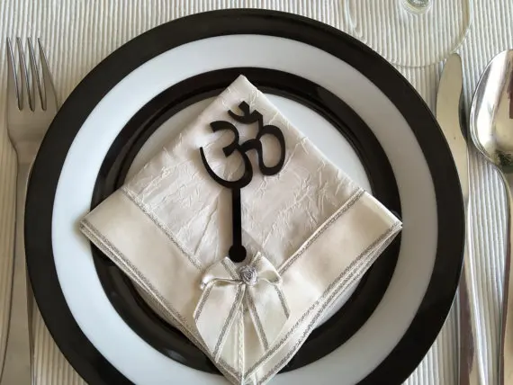 Laser cut yoga sign, Om Aum Yoga Namaste, Yoga symbol, Om Aum symbol, Namaste sign, Namaste sign on sticks, Yoga gift, Stir Stic
