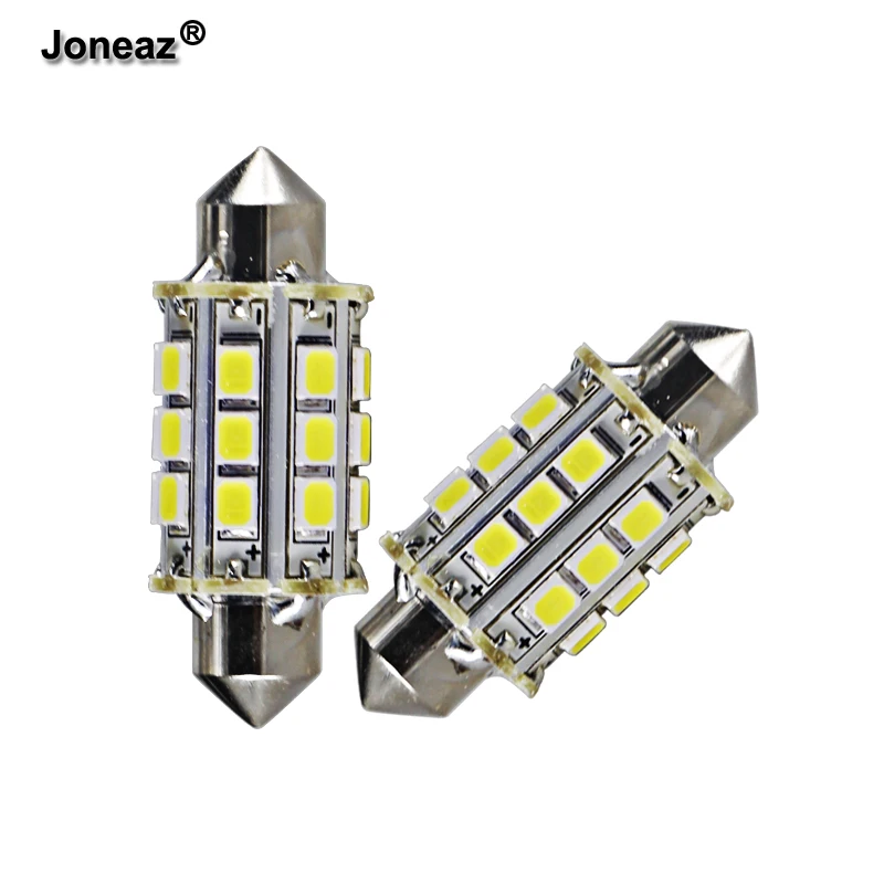 2X led 12В 24В Авто Грузовик C5W C10W светодиодные гирлянды 36 мм 39 42 3 Вт Canbus без ошибок