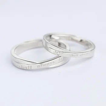 

S - S925 Sterling Silver lovers always love rings, fashion silver rings.