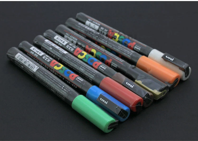 

UNI POSCA PC-3m markers set 0.9-1.3mm,17 colors/set