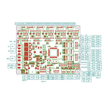 

For MKS GEN L Compatible with TFT28 LCD Display Support DRV8825 Motor Driver 3D Print Kits HSJ-19