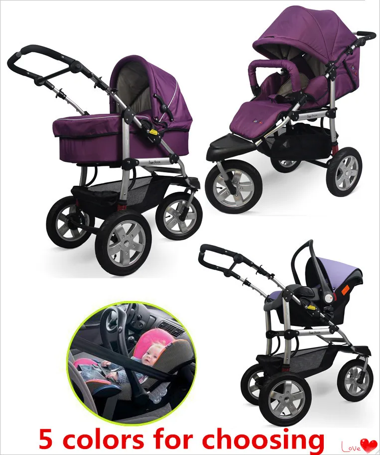 Hot 2015 Baby Buggy Stroller 3 In 1 Include Accessories Mom's Best